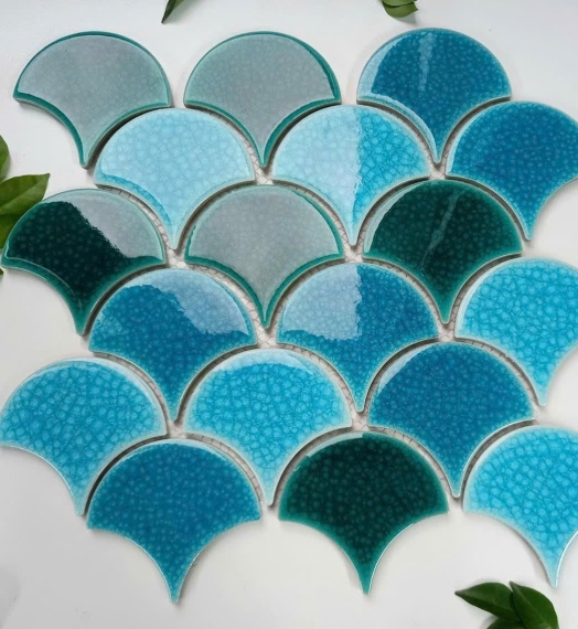 Gạch mosaic vảy cá PBMHF9002 (mix màu)
