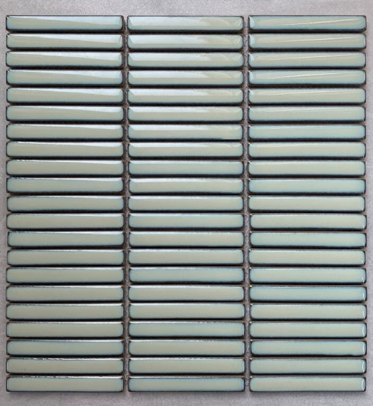 Gạch mosaic stripe 284×295/32,5x14,5 INT206 (xanh bơ nhạt)