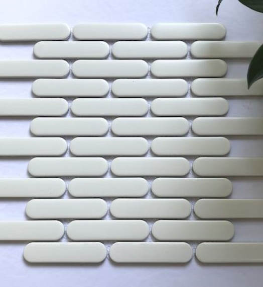 Gạch ốp tường mosaic DT570 (Màu trắng)