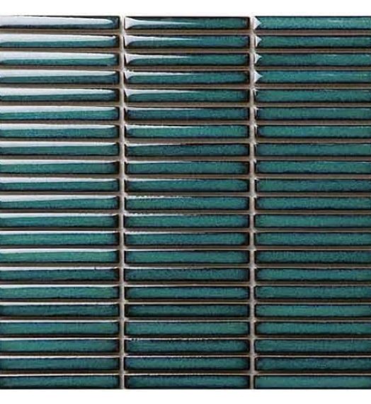 Gạch mosaic stripe 284×295/32,5x14,5 92TTEB-D77 (màu xanh lá đậm)