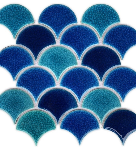 Gạch mosaic vảy cá PBMHF29 (mix màu)