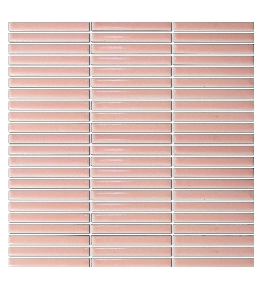 Gạch mosaic stripe 284×295/32,5x14,5 INT129242 (màu hồng)