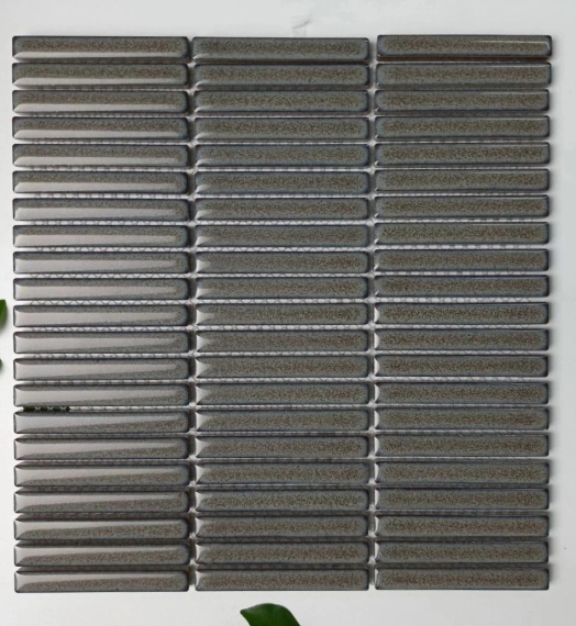 Gạch mosaic stripe 284×295mm/32,5x14,5mm 92TTEB-90 (màu xám)